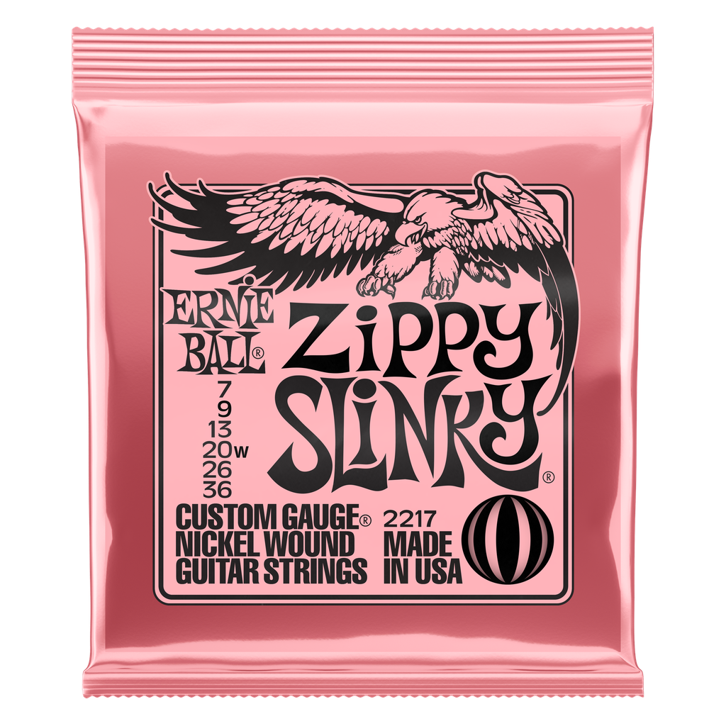 Ernie Ball Zippy Slinky Nickel Wound Electric Guitar Strings - 7-36 Gauge