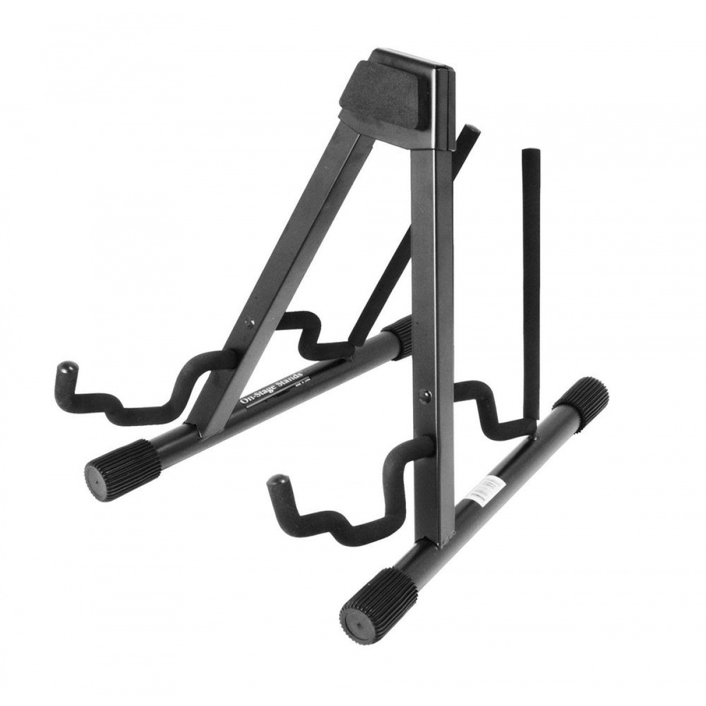On-Stage Stands Professional A-Frame Double Guitar Stand
