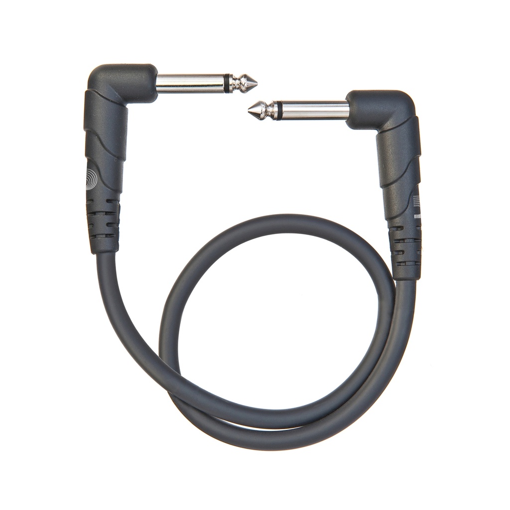 D'Addario Classic Series Right-Angle Patch Cable, 1 Foot