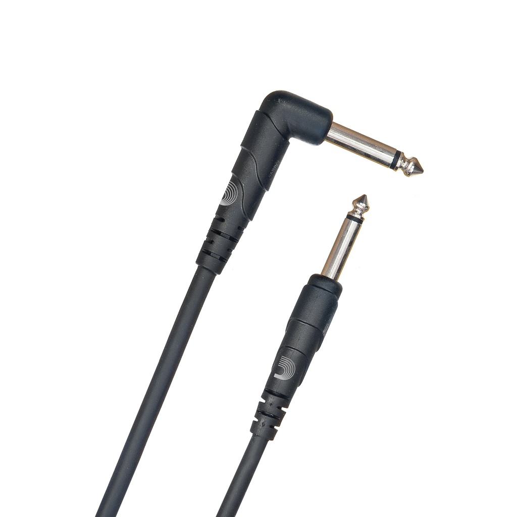 D'Addario Classic Series Right-Angle Instrument Cable, 10 Feet