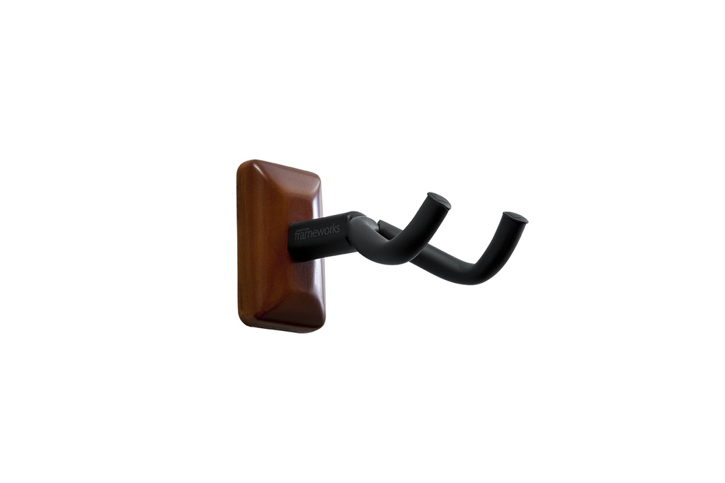 Gator Frameworks Wall Mounted Guitar Hanger, Mahogany