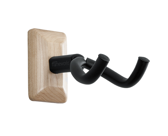 Gator Frameworks Wall Mounted Guitar Hanger, Maple