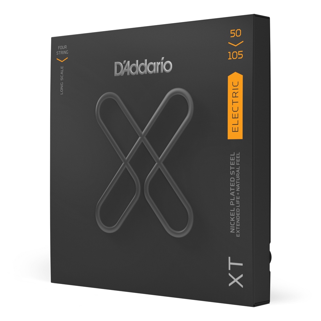 D'Addario XT Coated Nickel Bass Strings,50-105 Medium, Long Scale, XTB50105