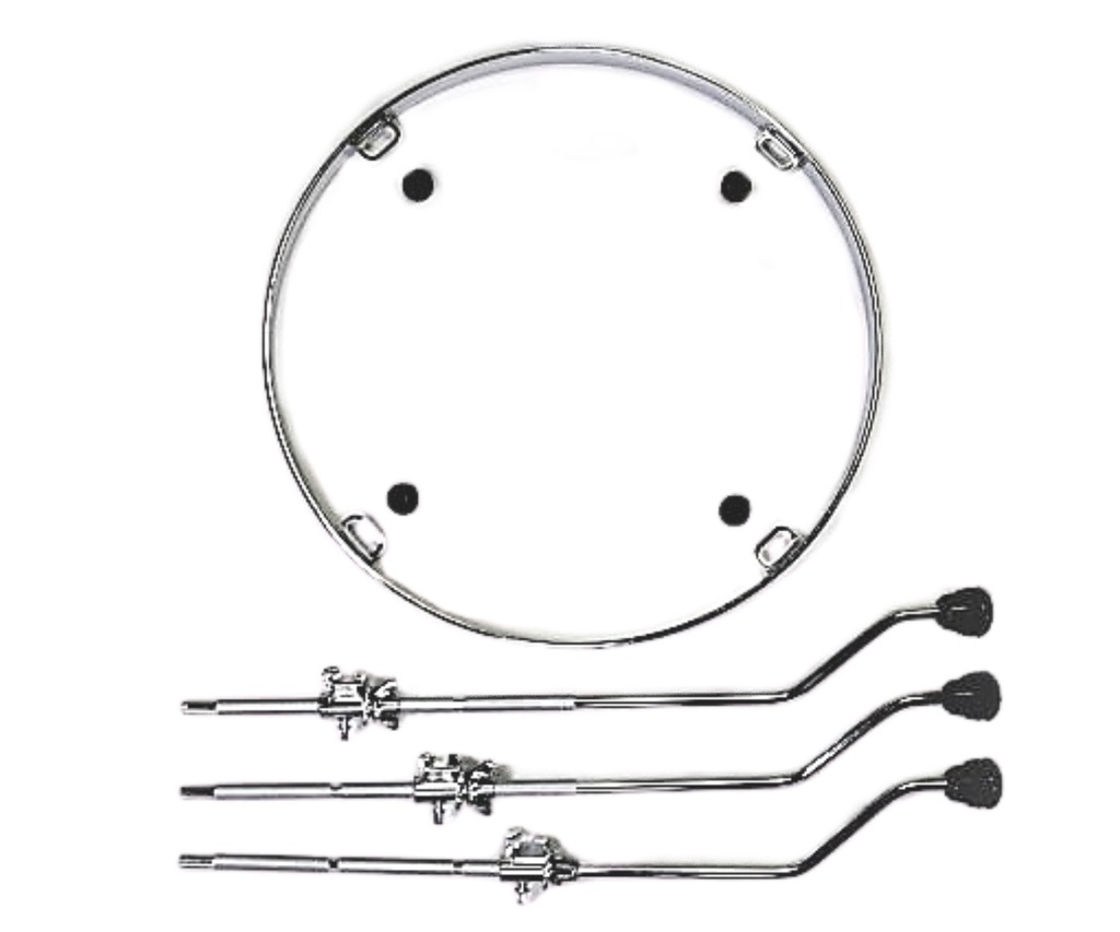 [DSS-1414F] WorldMax 14″ Drum Support System – Floor Tom w/Legs – Chrome