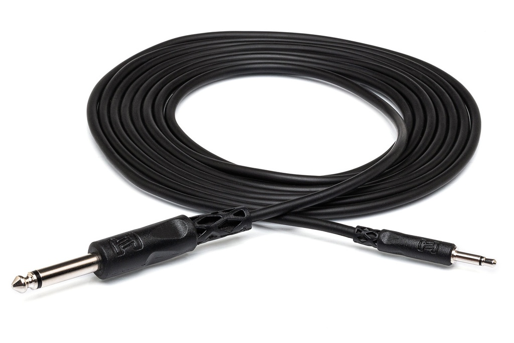 [CMP-305] Hosa CMP-305 Mono Cable, Male 3.5mm TS to Male 1/4 in TS, 5 ft