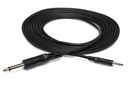 Hosa CMP-305 Mono Interconnect, 3.5 mm TS to 1/4 in TS, 5ft