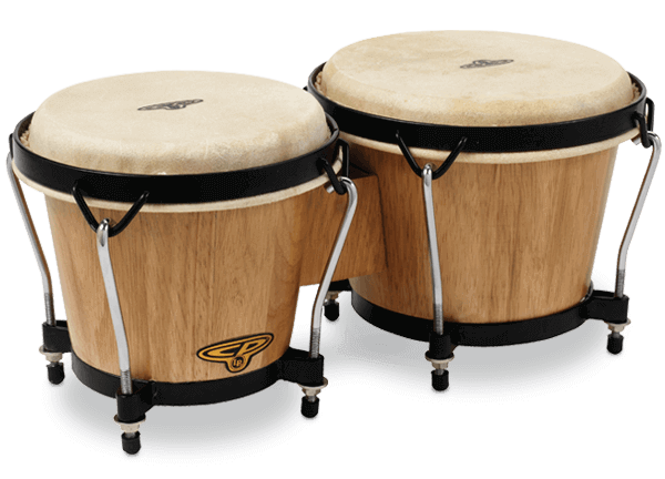 Latin Percussion CP221DW Traditional Bongos, Dark Wood