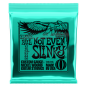 Ernie Ball Not Even Slinky Nickel Wound Electric Guitar Strings - 12-56 Gauge