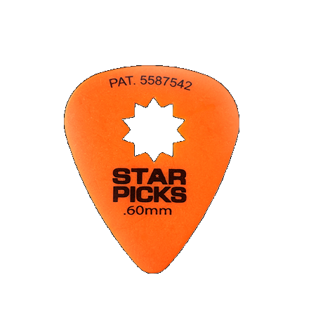 Everly Star Picks, .60 mm, 12 Pack