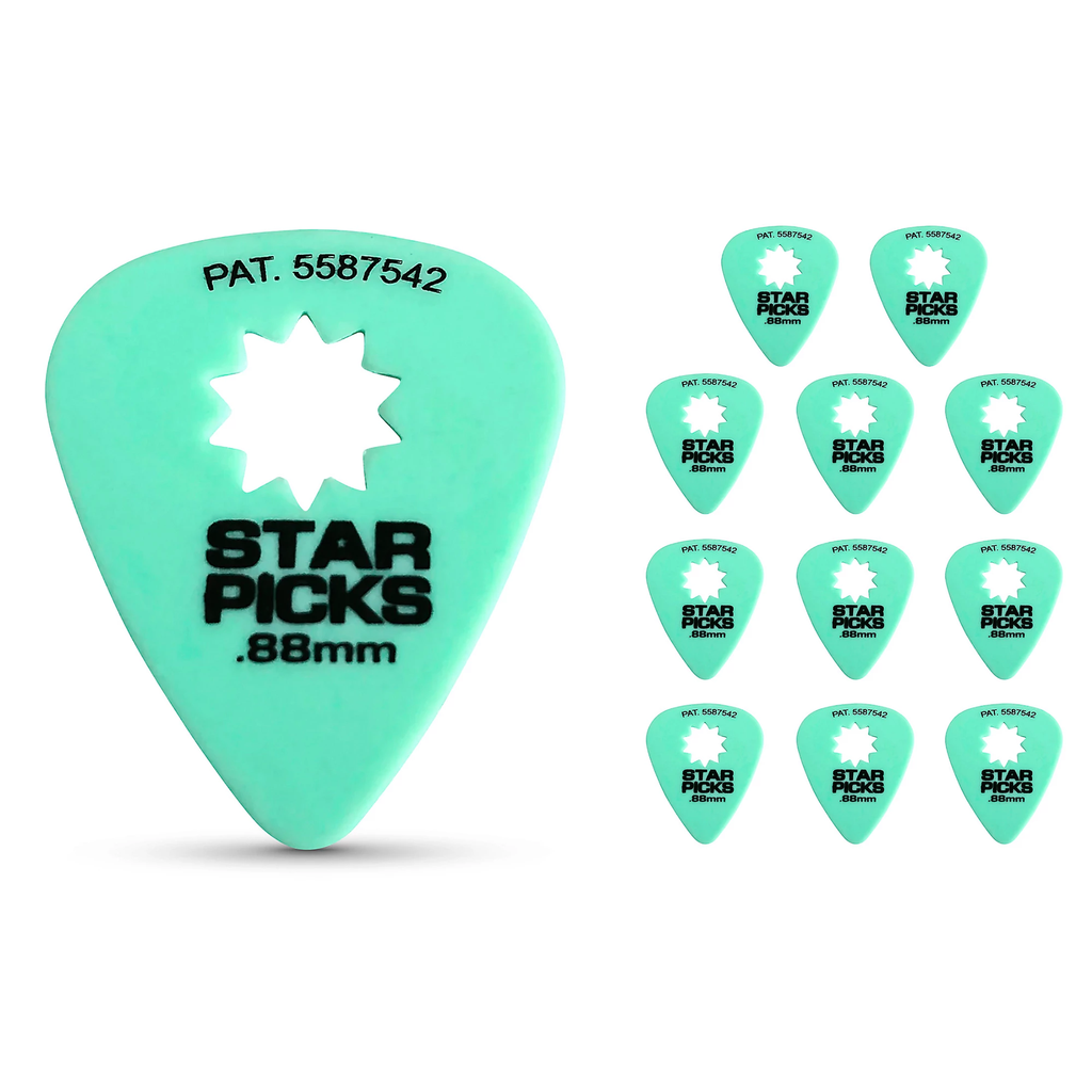Everly Star Picks, .88 mm, 12 Pack