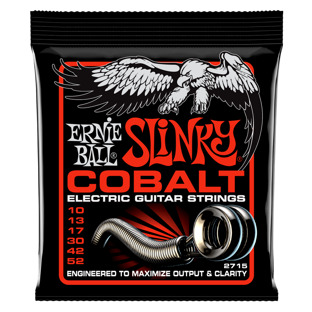 Ernie Ball Skinny Top Heavy Bottom Slinky Cobalt Electric Guitar Strings - 10-52 Gauge