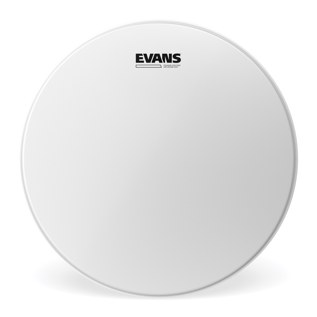 Evans Power Center Reverse Dot Drum Head, 14 inch