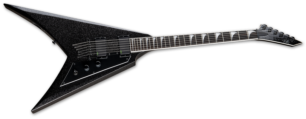 ESP Ltd KH-V Kirk Hammett Signature Guitar, Black Sparkle