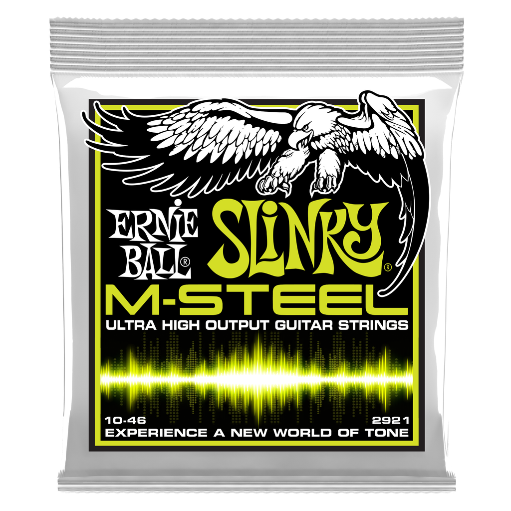 Ernie Ball Regular Slinky M-Steel Electric Guitar Strings - 10-46 Gauge