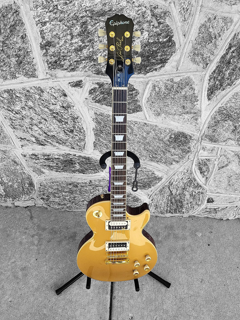 Epiphone '56 Gold Top Les Paul with Case, with upgrades