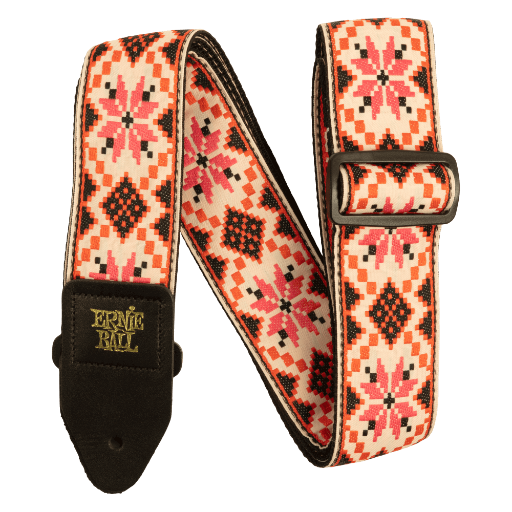 Ernie Ball Cinnamon Needlepoint Jacquard Strap