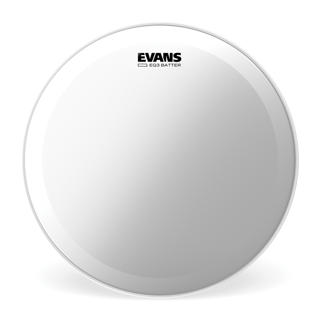 Evans EQ3 Clear Bass Drum Head, 22 Inch