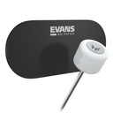 Evans EQ Black Nylon Bass Drum Double Patch