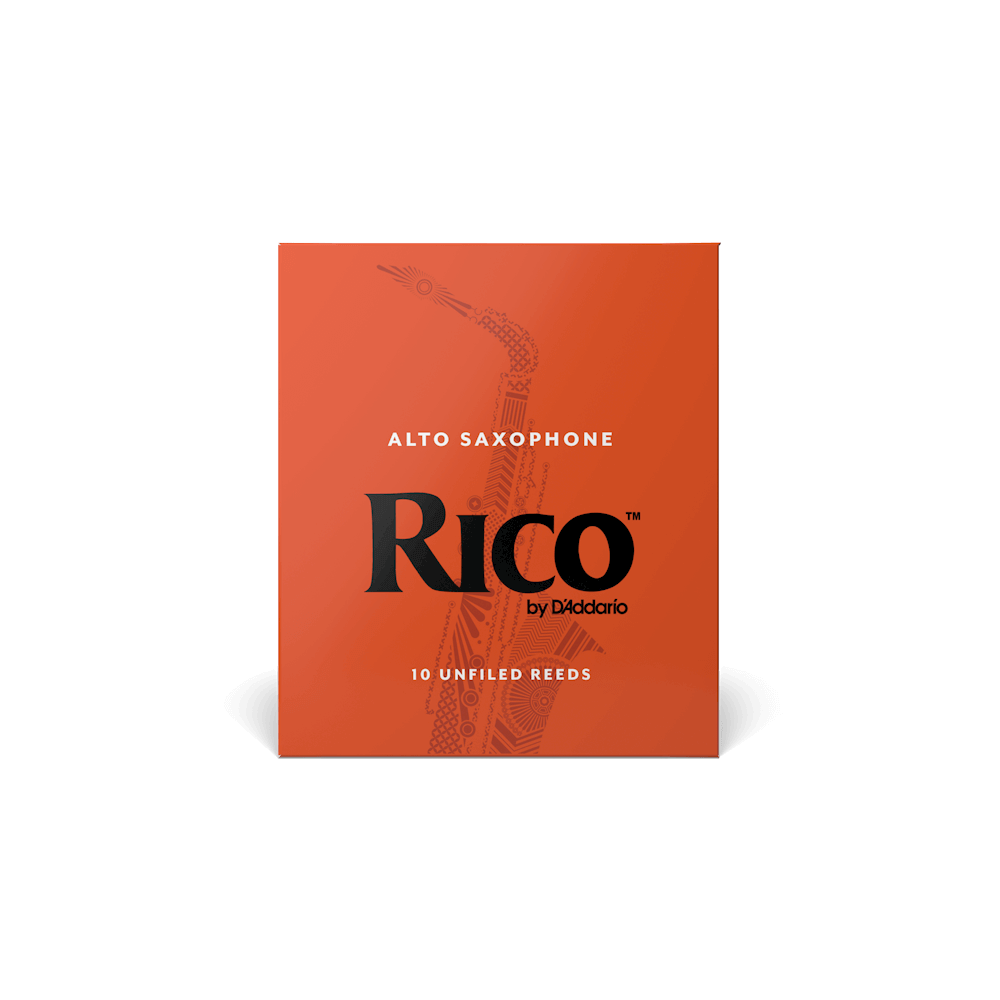 Rico Alto Saxophone Reeds, 2.0, Box of 10