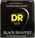 DR BKB45 Black Beauties Black Coated Bass Strings, Medium, 45-105