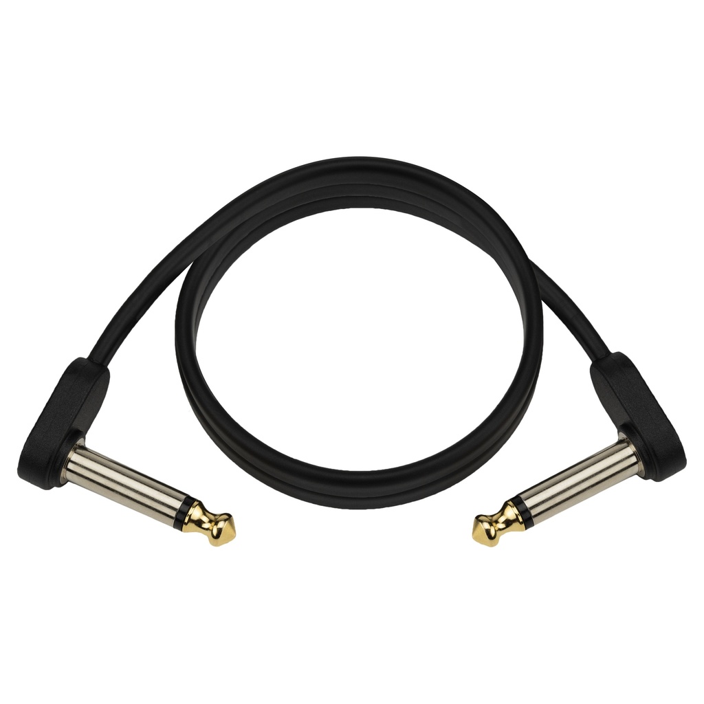 D'Addario Flat Patch Cable, 2ft Right Angle