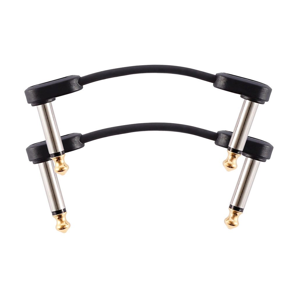 [PW-FPRR-202] D'Addario Flat Patch Cable, 2 inches, Pair