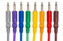Hosa CMM-815 Eurorack Patch Cables, 3.5 mm TS, 6 inch, 8 Pack