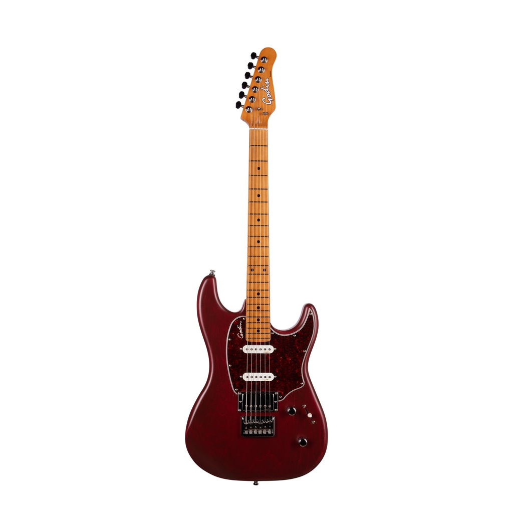 Godin Session HT, Aztek Red MN with Bag