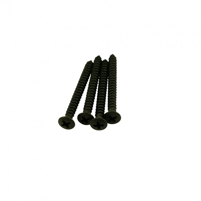 WD Neck Screw For Fender Style Guitars And Basses, 4 pack, Black