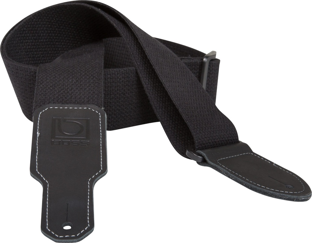 Boss BSC-20 Cotton Guitar Strap, Black