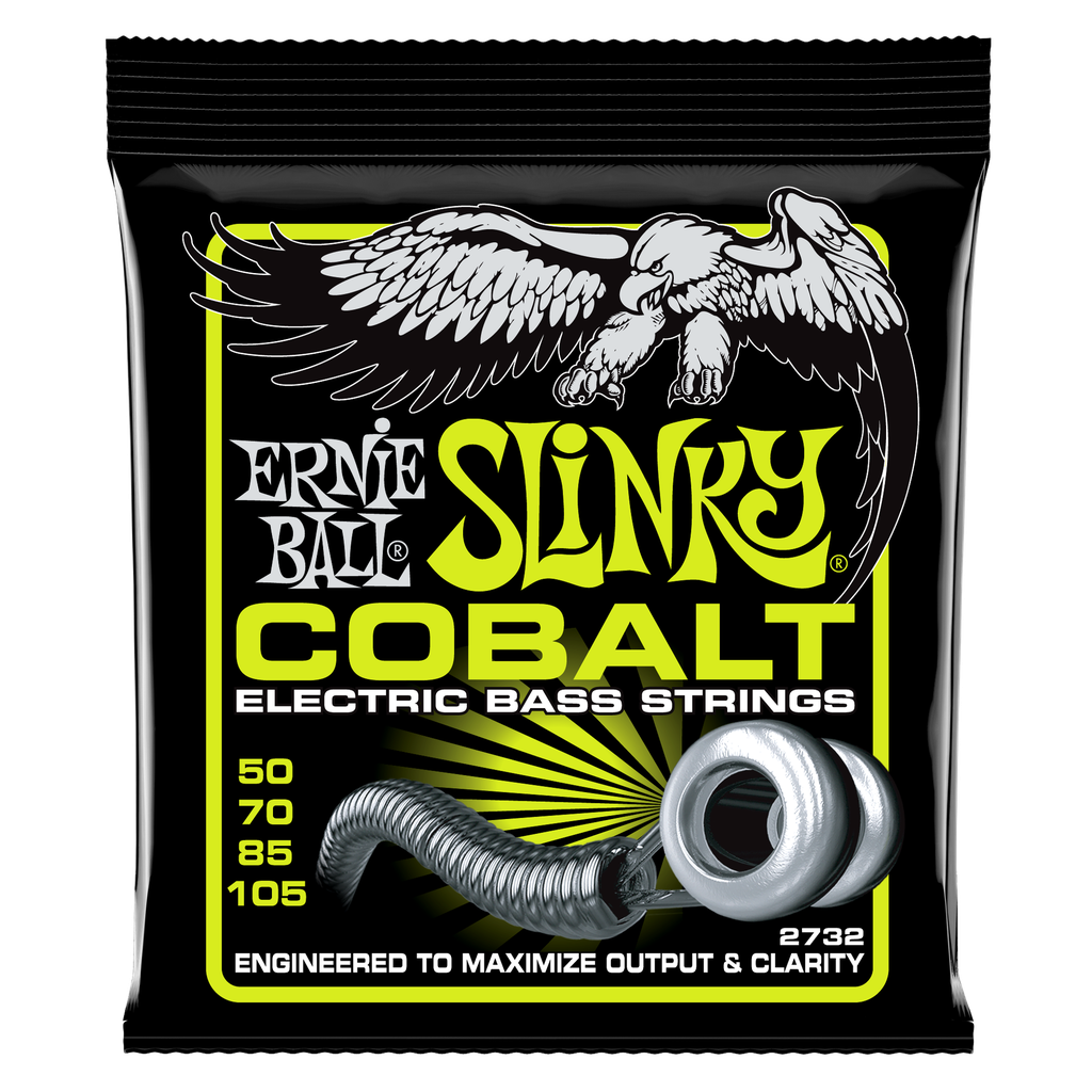 Ernie Ball Regular Slinky Cobalt Electric Bass Strings - 50-105 Gauge