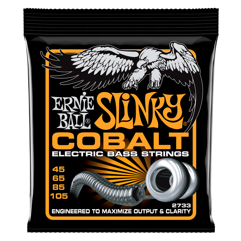 Ernie Ball Hybrid Slinky Cobalt Electric Bass Strings - 45-105 Gauge