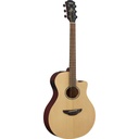 Yamaha APX600M Thinline Acoustic Electric Guitar, Natural Satin Matte