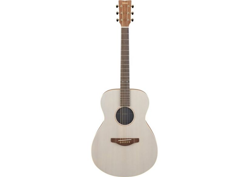 Yamaha STORIA I FS-body Acoustic Guitar, Off-white with Light Blue Interior