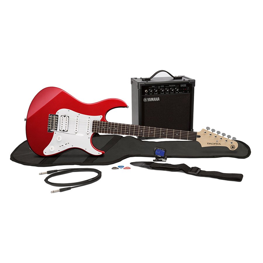 [GIGMAKER EG-RED] Yamaha GigMaker Electric Guitar Starter Pack, Metallic Red