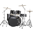 Yamaha RDP2F56W Rydeen Drum Kit with 22" Bass and Hardware, Black Glitter