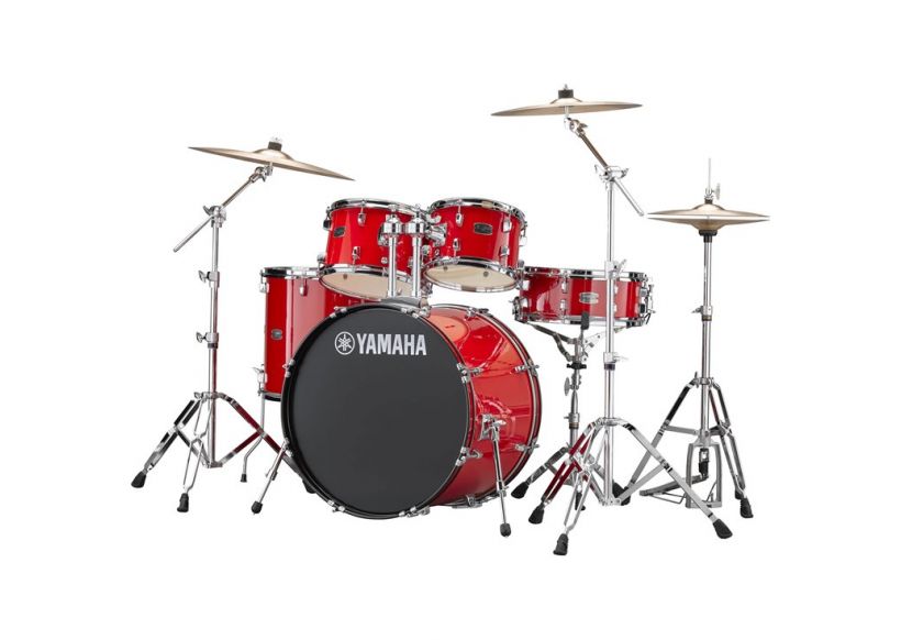 [RDP2F56WRD] Yamaha RDP2F56W Rydeen Drum Kit with 22" Bass and Hardware, Hot Red