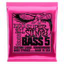 Ernie Ball Super Slinky 5-String Nickel Wound Electric Bass Strings - 40-125 Gauge