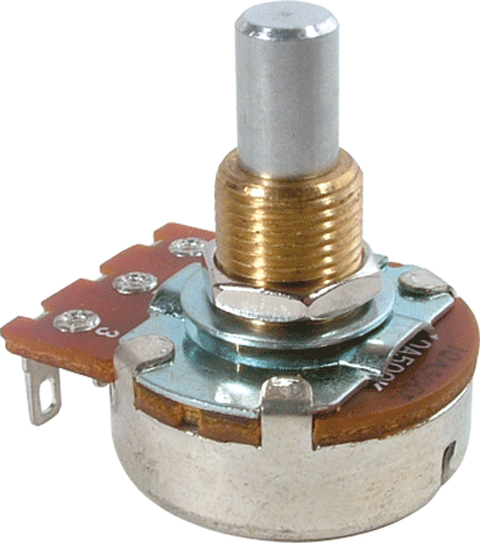 [R-VB-25KA] Bourns Low-Friction Solid Shaft Pot, 25K