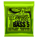 Ernie Ball Regular Slinky 5-String Nickel Wound Electric Bass Strings - 45-130 Gauge