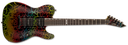 ESP Ltd Eclipse '87 Non-Trem, Rainbow Crackle
