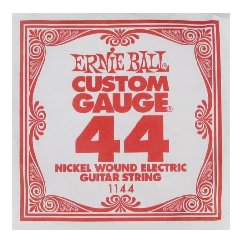 Ernie Ball Single Nickel Wound Electric Guitar String, .044