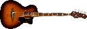 Fender Kingman Bass, Shaded Edge Burst