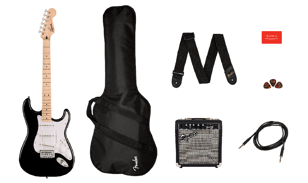 [371720006] Squier Sonic® Stratocaster® Pack, Black