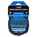 Boss BCK-6 Pedalboard Cable Kit, 6 Connectors, 6ft Cable