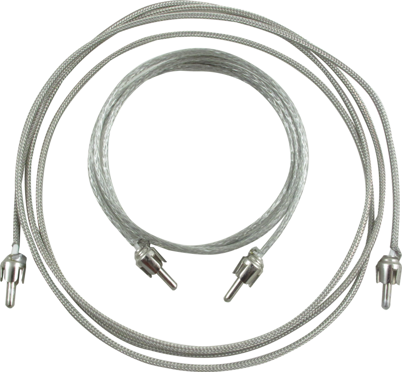 CE Reverb Cable Kit, Vintage style RCA, 3 ft and 5 ft