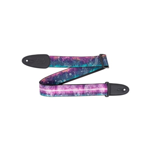 [MP8Z-001] Levy's 2" Solar Series Cosmic Poly Print Guitar Strap
