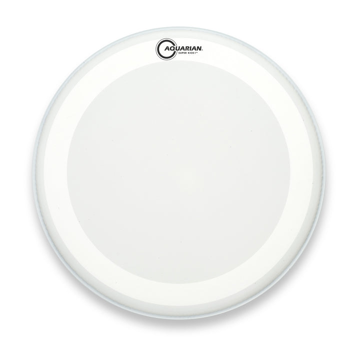 Aquarian Superkick I Coated Bass Drum Head, 22"