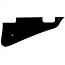 WD Les Paul Deluxe Pickguard, Black
