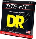 DR TITE-FIT Nickel Plated Electric Guitar Strings, Heavy, 11-50